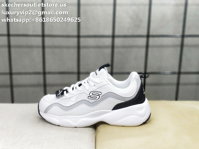 2019SS Skechers D'Lites AIRY Women Low Sneakers 88888201 White White Logo 35-39